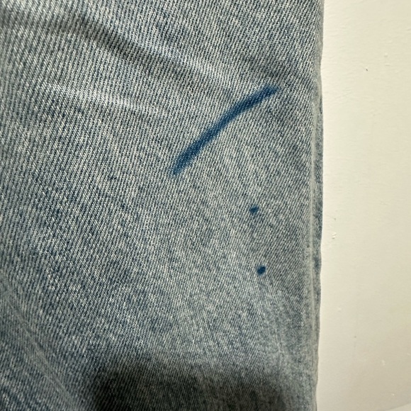 Everlane 90s way high jean factory paint splatter distressed 26 EUC - Picture 10 of 11